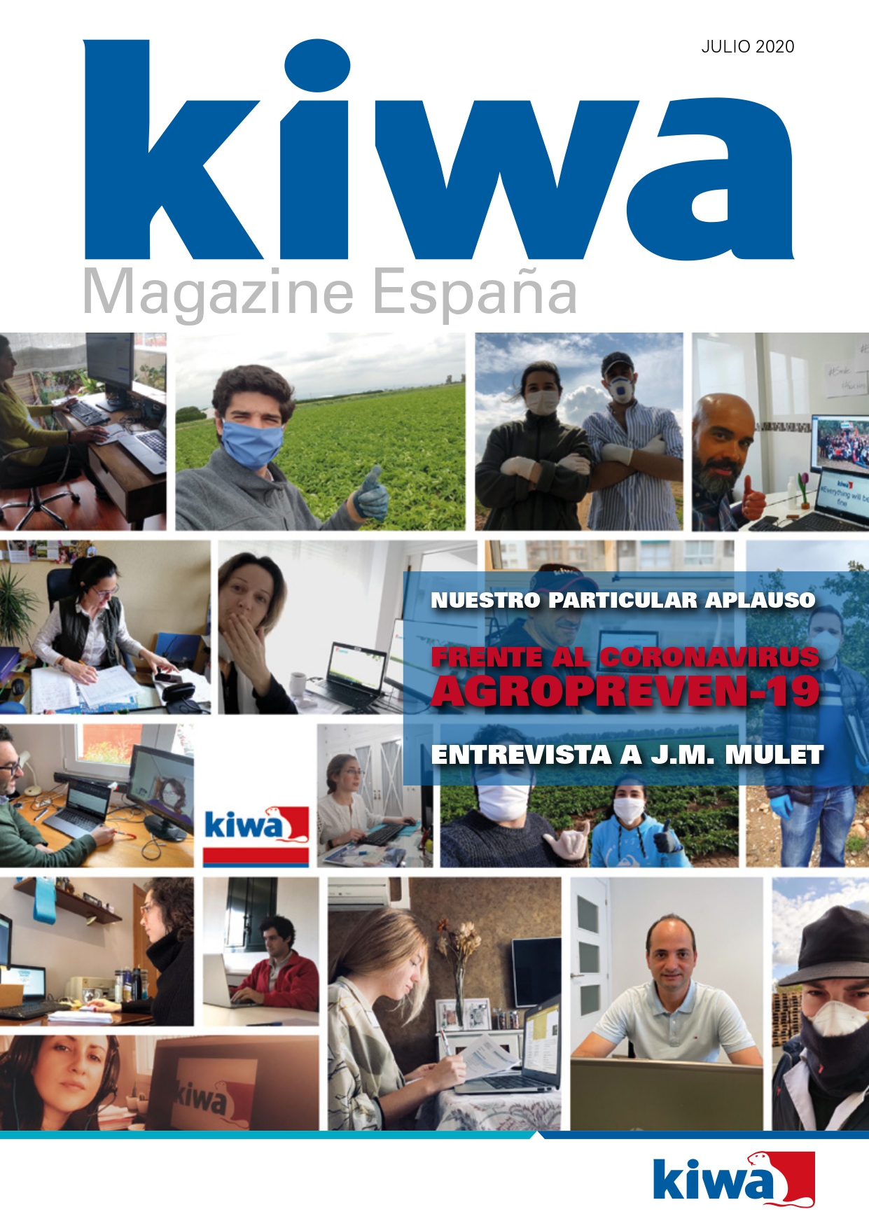 portada de la revista Kiwa julio 2020