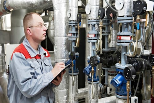 Heating Engineer Boiler Room