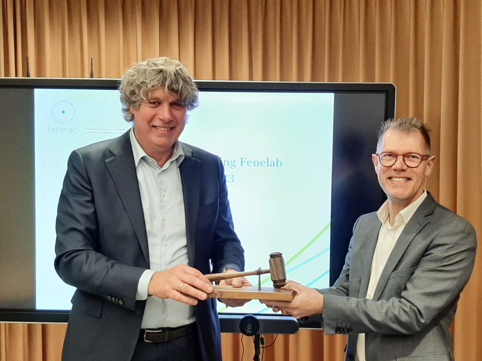 Ties Joosten is de nieuwe voorzitter van Fenelab