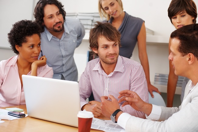 Collega's in overleg