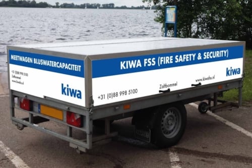 Test/Measuring Trailer for Water-Based Extinguishing Systems Water Supply Capacity